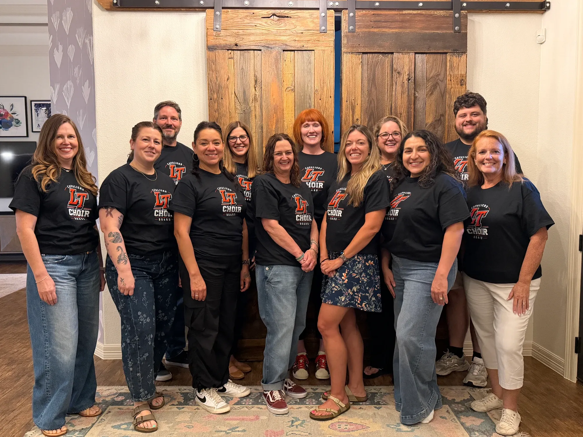 The 2025-26 Lake Travis High School Choir Parents Booster Club board